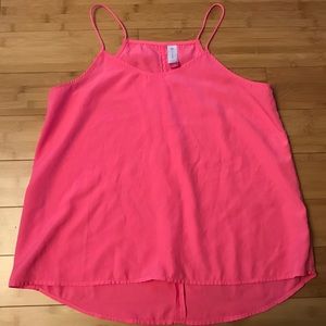 Hot pink tank top